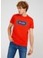 Bisiklet Yaka Baskılı Kırmızı Erkek T-Shirt TC712710 1
