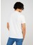 Bisiklet Yaka Baskılı Beyaz Erkek T-Shirt TC712110 2