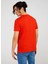 Bisiklet Yaka Baskılı Kırmızı Erkek T-Shirt TC712510 2