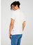 Bisiklet Yaka Baskılı Beyaz Erkek T-Shirt TC711110 2