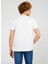 Bisiklet Yaka Baskılı Beyaz Erkek T-Shirt TC712710 2