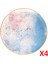 Cosmos Desen Düz Tabak 24CM 4'lü 04ALM006669 1