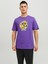 Jorcrown Skull Tee Ss Crew Neck Fst Mor Erkek T-Shirt 12232656-Deep 1