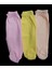 Bebek Patikli Alt Hava Alır Kumaş Düz Renk (3 Lü Paket Pembe-Sarı-Somon)10 1