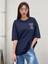 Kadın Nothing For Nothing Baskılı Oversize T-Shirt 3