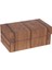 Ahşap Baskılı Hamburger Kutusu 24X14X10 cm - 100 Adet 2