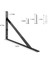 Duvara Monte Çerçeve Braket 10 90 Derece Üçgen Çelik Braket 200 mm x 120 mm Çerçeve Braket 40 Vidalı Braket Köşe Braket Siyah (Yurt Dışından) 2