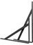 Duvara Monte Çerçeve Braket 10 90 Derece Üçgen Çelik Braket 250MM x 160MM Çerçeve Braket Vida Braket Siyah (Yurt Dışından) 3