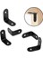 Montaj Braketi Siyah Dik Açılı Braket L-Şekilli Metal Braket Ahşap Mobilya Dolap Braketi Için Vidalı 20 Parça 30 * 30 * 16 mm (Yurt Dışından) 2