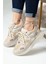 Bej Sneaker Kadın Ayakkabı 1