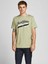Jack&jones 12199474 Baskı 0 Yaka Kısa Kol Tsıhırt Haki-L 1
