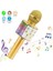 Çocuklar Için Dans LED Işıkları Kayıt Işlevi ile Kablosuz Karaoke Mikrofon Bluetooth El Taşınabilir Hoparlör Ev Ktv Oynatıcı (Yurt Dışından) 1