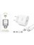 Type-C To Lightning 20W Beyaz Hızlı Şarj Aleti 2