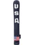 Pu Golf Hizalama Çubuk Kapağı Işlemeli Kasa Peluş Iç Astar Headcover Mavi Beyaz (Yurt Dışından) 5