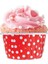 Dolphin Muffin Kek Kapsülü Kırmızı Puantiyeli 50'li - V 1