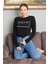 Dream Yazı Baskılı Sweat 9130-4 1