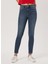 Orta Bel Dar Paça Skinny Fit Kadın Denim Pantolon 232 Lcf 121005 Jamy Blue Bleach 2