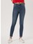 Orta Bel Dar Paça Skinny Fit Kadın Denim Pantolon 232 Lcf 121005 Jamy Blue Bleach 2