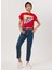 Lee Cooper Yüksek Bel Dar Paça Mom Fit Kadın Denim Pantolon 232 Lcf 121014 Marlyn Blue Lıght 1