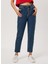 Lee Cooper Yüksek Bel Dar Paça Mom Fit Kadın Denim Pantolon 232 Lcf 121014 Marlyn Blue Lıght 2