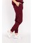 Koyu Bordo Likralı Jogger Pantolon 1
