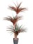 Yapay Avize Çiçeği Bitkisi (Yucca Ağacı) 200 Yapraklı Yeşil-Bordo 170 1