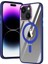 Apple iPhone 14 Plus Kılıf Standlı Magsafe Wireles Kablosuz Şarj Uyumlu Manyetik Renkli Şeffaf Kapak 1
