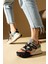 Yeni Sezon Kalın Taban Bağcıklı Moda Kadın Sneakers 36-144-23 3