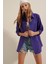 Kadın Oversize Gömlek Violet 1