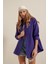 Kadın Oversize Gömlek Violet 2