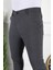 Erkek Antrasit Slim Fit Keten Pantolon 2