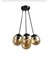 Lotus Sarkıt Model 7'li Bal Cam Modern Avize 2