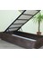 Baza Tay Tüy Model Kahverengi Silinir Kumaş Metal Fırın Boya Iskelet 90*190 El Yapım 3