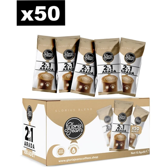Gloria Jean's Coffees 2'si 1 Arada (50 Adet)
