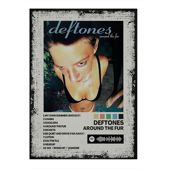 Ekart Deftones Around The Fur Spotify Kodlu Albüm Kapağı Fiyatı