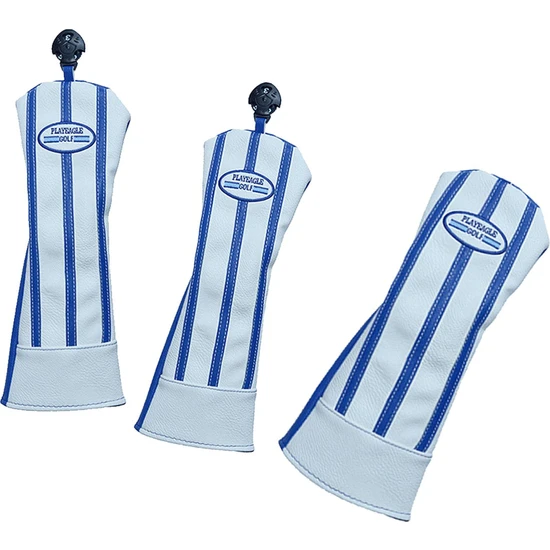 PZ Home Dayanıklı Golf Ahşap Kafa Kapağı No. 1 3 5 Sürücü Headcover Club Taşıma Guard Blue (Yurt Dışından)