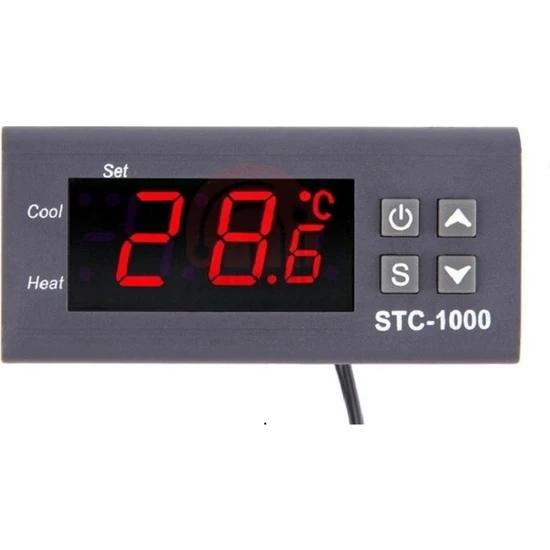 Stc STC-1000T 220V 10A Dijital Termostat + Yedek Sensör
