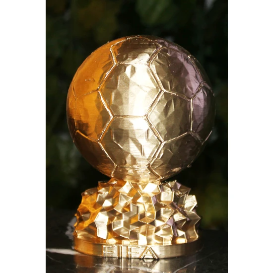 Fıfa Ballon D'or Maketi Orjinal Gold Kaplama 20 cm