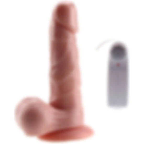 Odins Shop 14 cm Kumandalı Gerçekçi Titreşimli Dildo Vibratör Penis