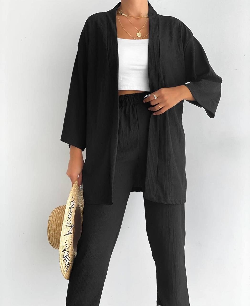 Bittibitti Siyah Kimono Takım görsel 2
