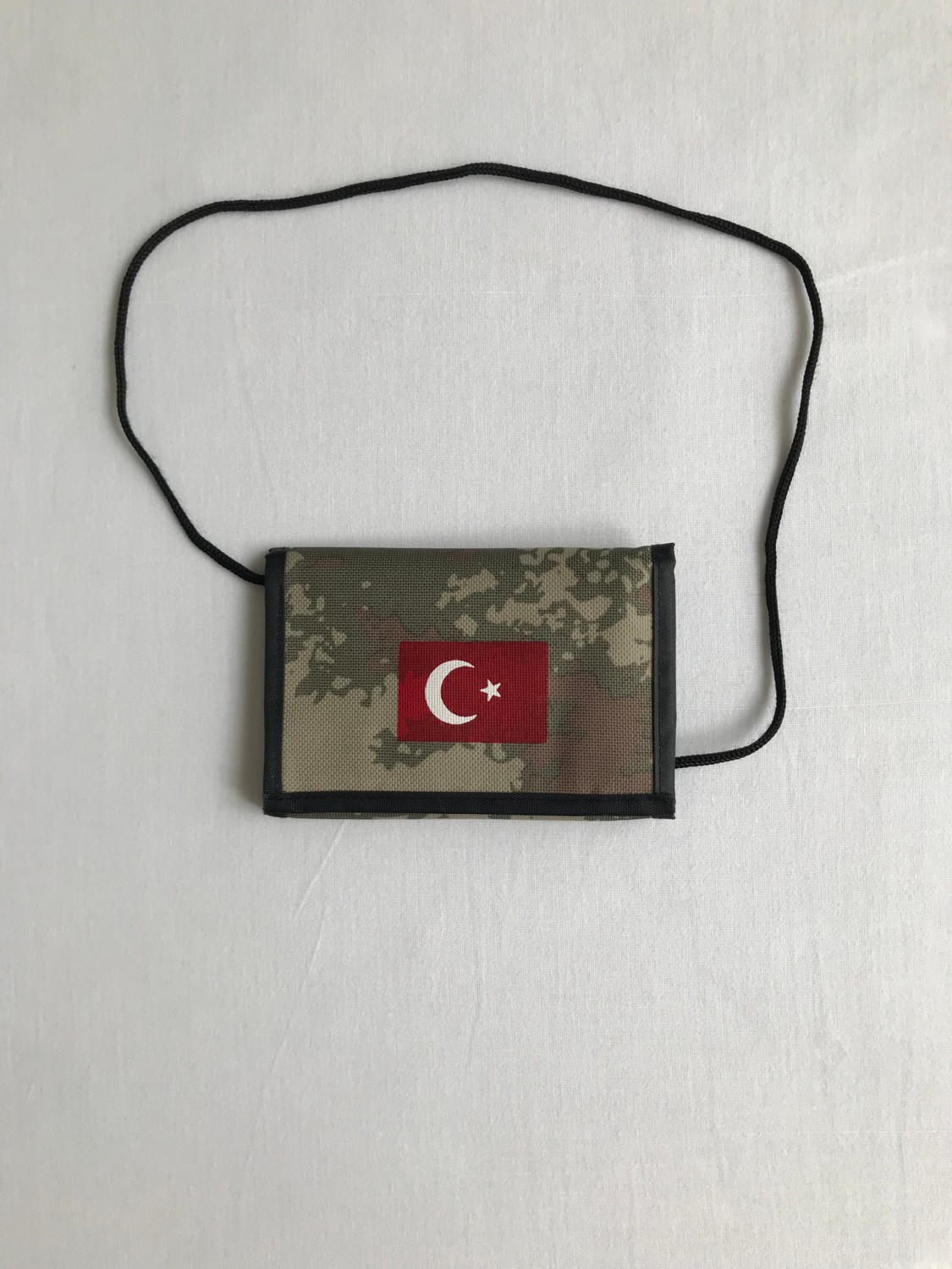 Ay Askeri Malzeme Asker Cüzdanı - 110 Askeri Kamuflaj Renkli Küçük Boy Cırt Cırtlı Kapama