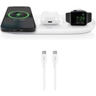Ttec Aircharger Trio 3’ü 1 Arada iPhone Uyumlu + Apple Watch Uyumlu + Airpods Kablosuz Hızlı Şarj Aleti