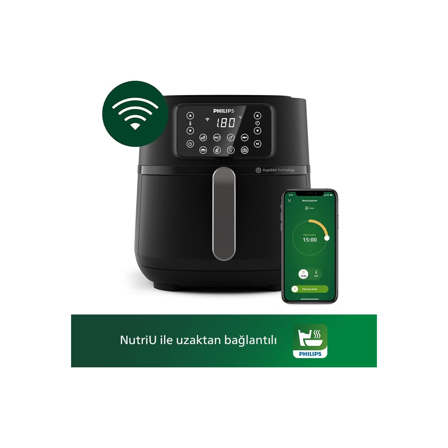 Philips Airfryer 5000 Serisi Xxl Connected HD9285/96 WiFi Fiyatı
