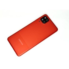 Tkgz Samsung Galaxy A12 Kasa Arka Pil Batarya Kapağı KIRMIZI