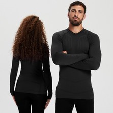 Decathlon Kipsta Yetişkin Uzun Kollu Termal Içlik - Siyah - Keepdry 500