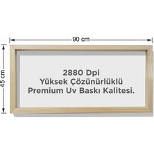 Reklam Ofisi Soyut Geyik, Dekoratif,  Modern 1 Parçalı Premium Kanvas Tablo