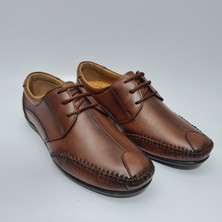 Öztürk Bağcıklı Önü Dikişli Gerçek/ Deri Rahat Günlük Ayakkabı AY-581