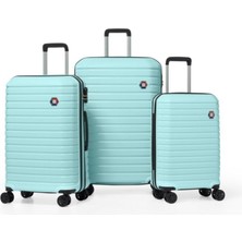 Esbuik G&d Polo Suitcase Pp Enjeksiyon 3'lü Valiz Seyahat Seti - Model 400.07 Su Yeşili