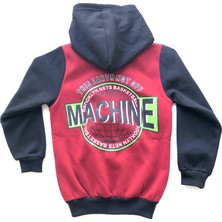 Minimoni Kapüşonlu Içi Şardonlu Kanguru Cepli Fermuarlı Sweatshirt