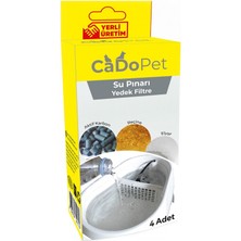 Cado Pet  Su Pınarı Yedek Kartuş Filtre 4 Lü Pake